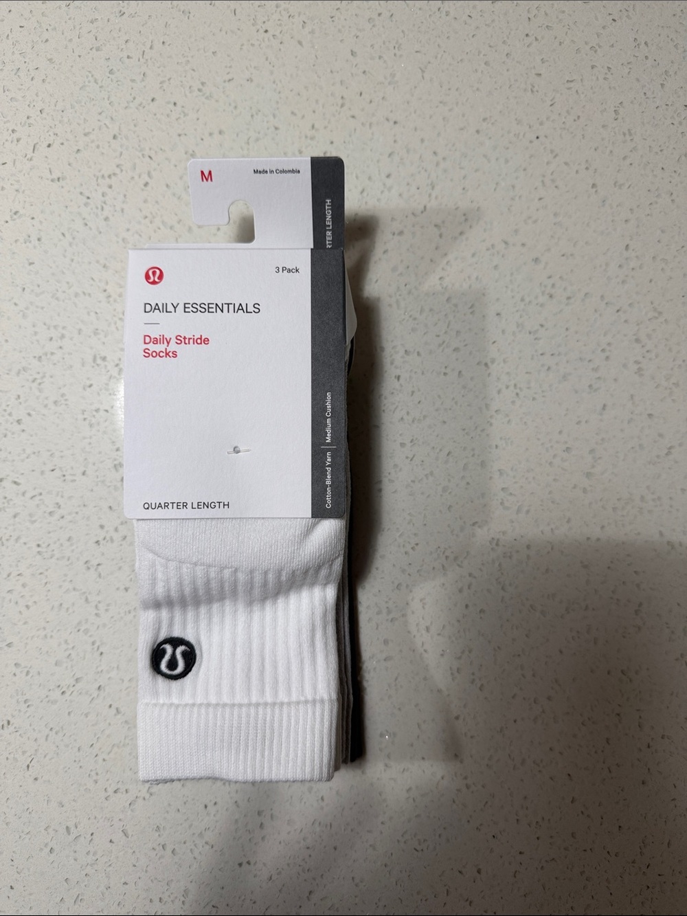 NWT lululemon athletica Daily Stride Quarter-Length Socks - (3 Pack)